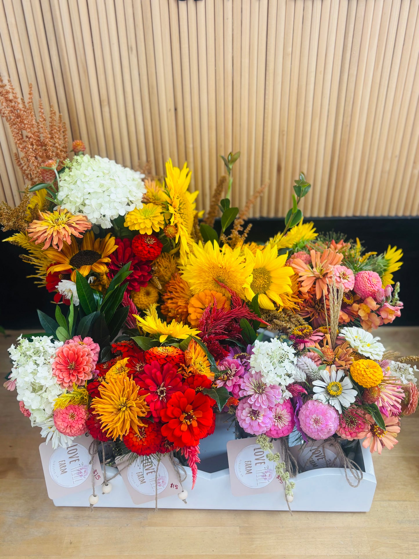 Seasonal Cut Bouquet with Jar
