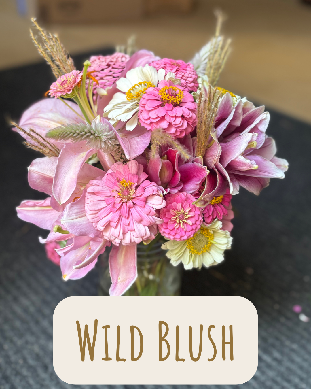 Seasonal Cut Bouquet with Jar