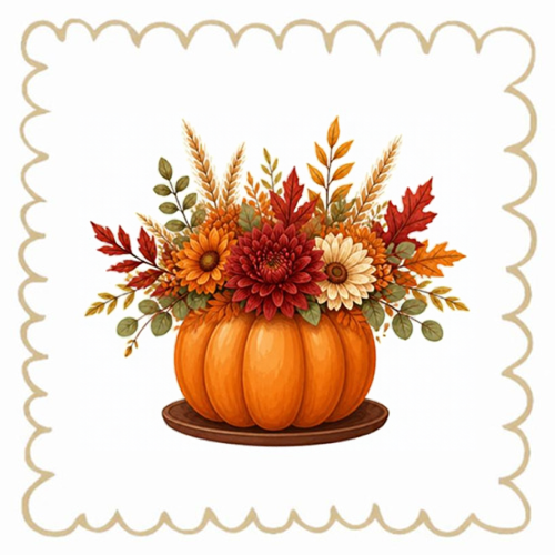 Pumpkin Floral Centerpiece Workshoppe COMING 11/21